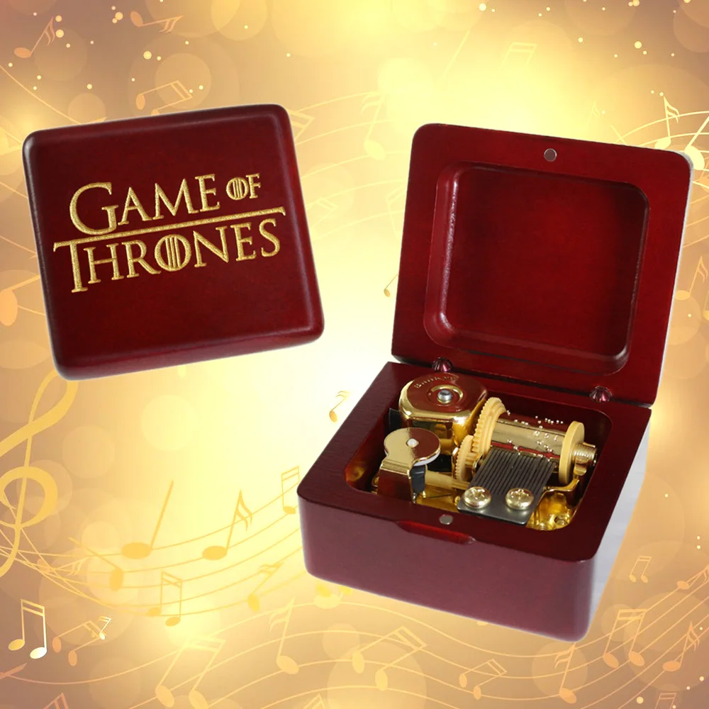 ROSIKING Handmade Wooden Game of Thrones Music Box Wood Carved Mechanism Musical Box Gift For Christmas Valentine's day, Birthda
ROSIKING Handmade Wooden Game of Thrones Music Box Wood Carved Mechanism Musical Box Gift For Christmas Valentine's day, Birthda