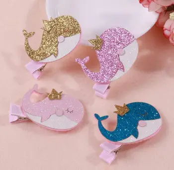 4Pcs/lot Baby Girls Hair Clip Accessories Sequin Dolphin Shiny Fabrics Crown Hair Clip Kids Children Hairpin
4Pcs/lot Baby Girls Hair Clip Accessories Sequin Dolphin Shiny Fabrics Crown Hair Clip Kids Children Hairpin