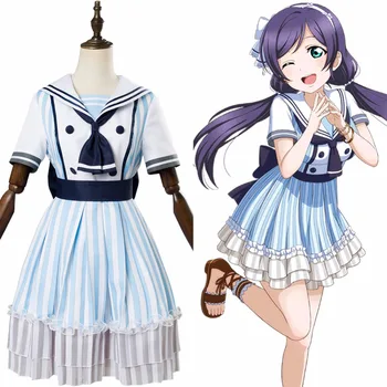 LoveLive Nozomi Tojo Cosplay Costume SSR Pirate Ver School Sailor Suit Dress Gilrs Women Uniform Halloween Costume Custom Made
LoveLive Nozomi Tojo Cosplay Costume SSR Pirate Ver School Sailor Suit Dress Gilrs Women Uniform Halloween Costume Custom Made