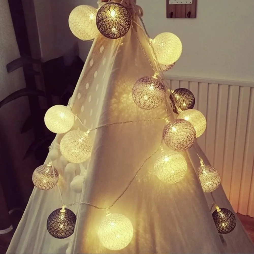 Cotton ball lights battery box light string LED Christmas lights holiday decoration Christmas tree home furnishings
Cotton ball lights battery box light string LED Christmas lights holiday decoration Christmas tree home furnishings