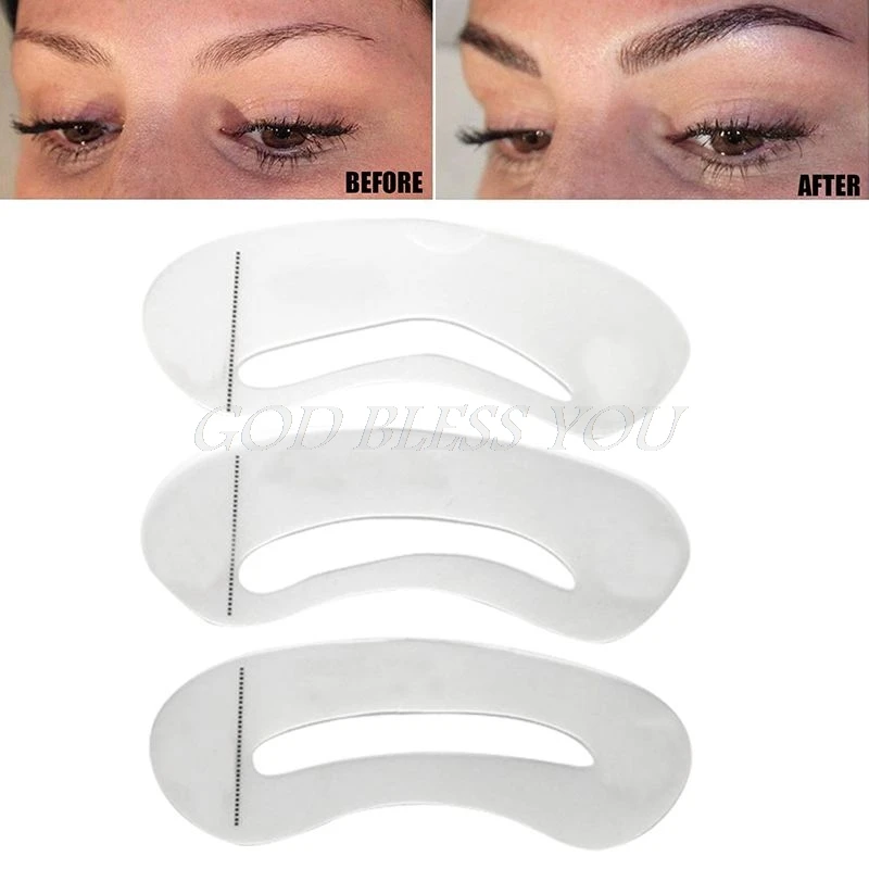 3Pcs/Set Makeup Plastic Eyebrow Drawing Guide Cards Reusable Automatic Brow Stencils Template Grooming Shaping DIY Cosmetic Tool
3Pcs/Set Makeup Plastic Eyebrow Drawing Guide Cards Reusable Automatic Brow Stencils Template Grooming Shaping DIY Cosmetic Tool