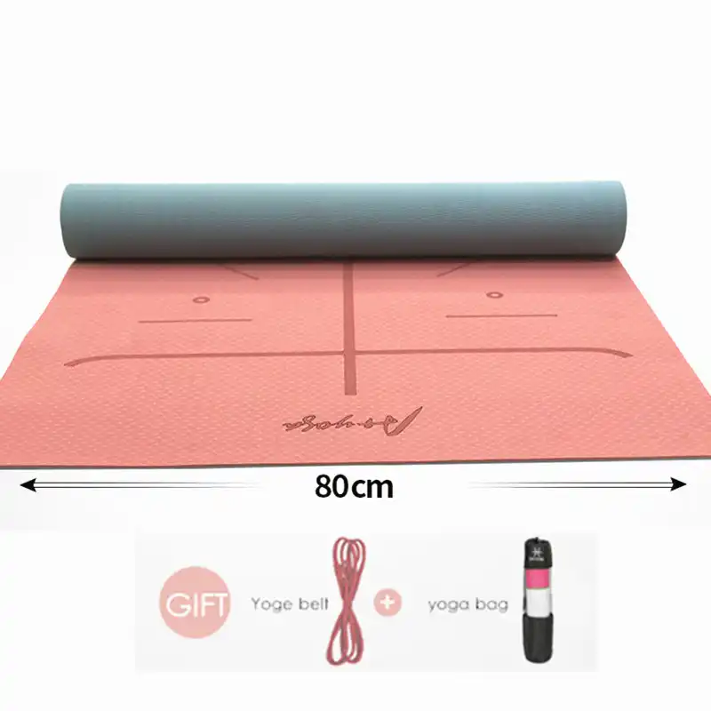 Yoga Mat 6mm Tpe Body Line Beginner Non Slip Fitness Sports Mat