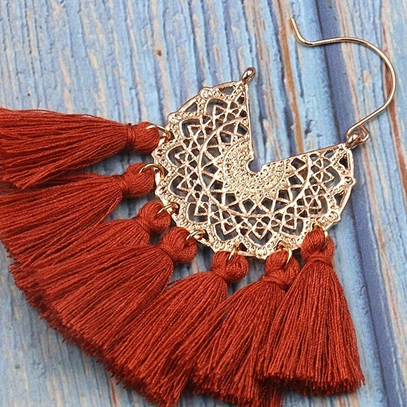 Bohemian Colorful Tassel Earrings for Women Vintage Ethnic Dream Catch Fringe Dangle Drop Hanging Earring Charm Jewelry Z3E788
Bohemian Colorful Tassel Earrings for Women Vintage Ethnic Dream Catch Fringe Dangle Drop Hanging Earring Charm Jewelry Z3E788