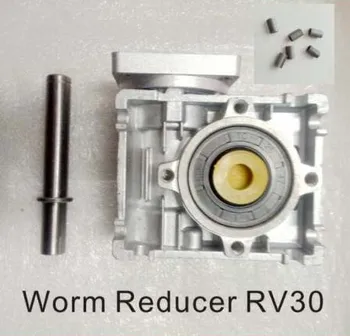 5:1 RV30 Worm Speed Reducer With Single Output Shaft and Shaft Adaptor for 8mm input shaft of Nema 23 Stepper Motor
5:1 RV30 Worm Speed Reducer With Single Output Shaft and Shaft Adaptor for 8mm input shaft of Nema 23 Stepper Motor