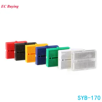 1Pcs Mini Solderless Prototype Breadboard SYB-170 for Arduino 170 Tie-points Experiment Board DIY Kit ABS 47*35mm
1Pcs Mini Solderless Prototype Breadboard SYB-170 for Arduino 170 Tie-points Experiment Board DIY Kit ABS 47*35mm