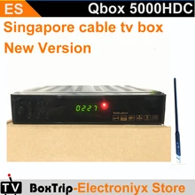 2PCS singapore cable box tv receiver blackbox starhub hd set top box qbox 5000hdc/QBOX 4000HDC/BlackBox 700HDC N3+wifi adapt(China)