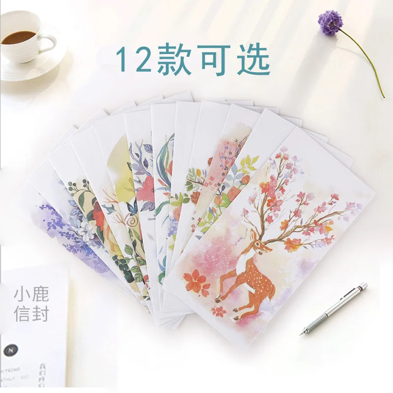 50pcs/lot Creative deer kraft paper envelopes wedding invitation envelope /gilt envelope
50pcs/lot Creative deer kraft paper envelopes wedding invitation envelope /gilt envelope