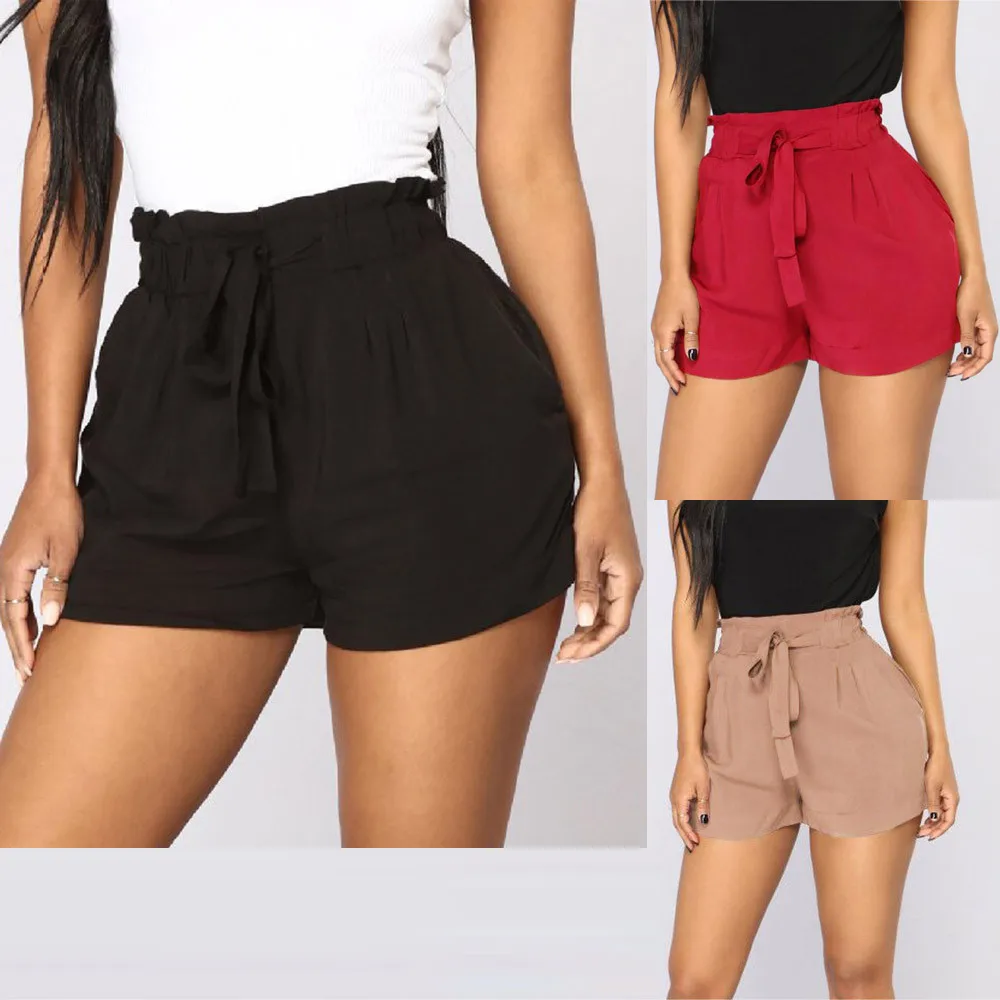 New Women's shorts summer shorts Polyester Women Retro Casual Fit Elastic Waist Pocket Shorts High Waist String
New Women's shorts summer shorts Polyester Women Retro Casual Fit Elastic Waist Pocket Shorts High Waist String