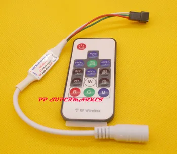 2PCS 14 keys RF IR remote RGB Wireless led controller for ws2812b ws2811 led strip DC 5V/12v Dream Magic Color
2PCS 14 keys RF IR remote RGB Wireless led controller for ws2812b ws2811 led strip DC 5V/12v Dream Magic Color