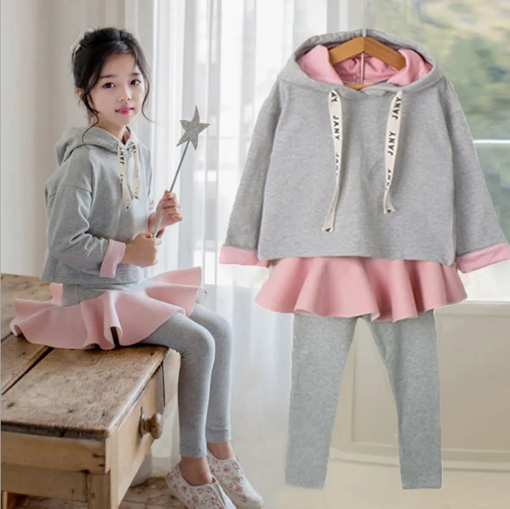 New Spring Collection Active Patchwork False Two Pieces Girl Hooded Clothing Set 3117
New Spring Collection Active Patchwork False Two Pieces Girl Hooded Clothing Set 3117