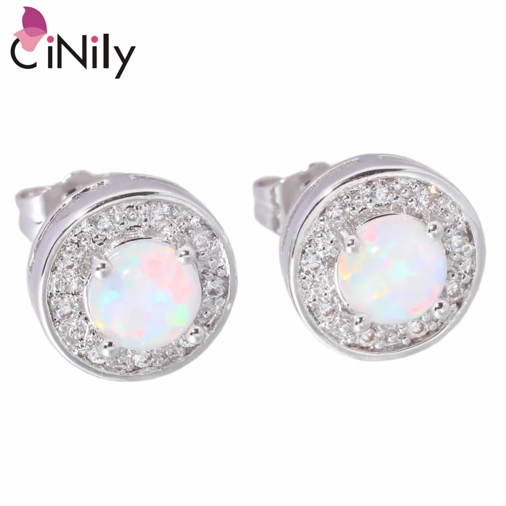 CiNily White Fire Opal Cubic Zirconia Silver Plated Wholesale Retail Hot Sell for Women Jewelry Stud Earrings 10mm OH1902
CiNily White Fire Opal Cubic Zirconia Silver Plated Wholesale Retail Hot Sell for Women Jewelry Stud Earrings 10mm OH1902