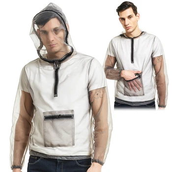 Outdoor Ultralight Mesh Hooded Bug Jacket Anti-mosquito See Through Protective Mesh Shirt Insect Shield for Camping Hiking
Outdoor Ultralight Mesh Hooded Bug Jacket Anti-mosquito See Through Protective Mesh Shirt Insect Shield for Camping Hiking