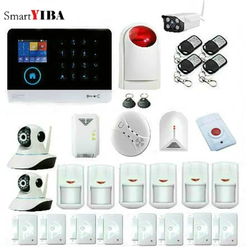 SmartYIBA WCDMA Home Alarm System WIFI APP Control 3G SMS Autodial Burglar Alarm IP Camera Smoke Fire Gas Detector Panic Alarm
SmartYIBA WCDMA Home Alarm System WIFI APP Control 3G SMS Autodial Burglar Alarm IP Camera Smoke Fire Gas Detector Panic Alarm