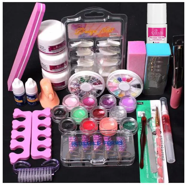 Professional Pro 24 in 1 Acrylic Nail Art Tips Liquid Buffer Glitter Deco Tools Full Kit Set Brush Tools Set Nail Art Decoration
Professional Pro 24 in 1 Acrylic Nail Art Tips Liquid Buffer Glitter Deco Tools Full Kit Set Brush Tools Set Nail Art Decoration