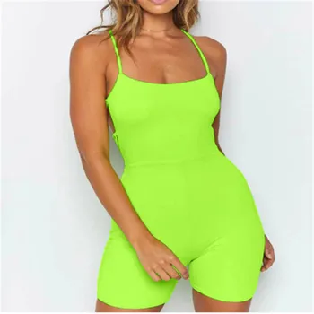 Women Bandage Playsuits Backless Sleeveless Romper&Jumpsuit Lace Up Strap Casual Solid Color Hollow Skinny Bodysuit 3Colors S-L
Women Bandage Playsuits Backless Sleeveless Romper&Jumpsuit Lace Up Strap Casual Solid Color Hollow Skinny Bodysuit 3Colors S-L