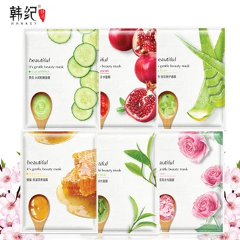 60Pcs Face Mask Aloe Rose Honey Pomegranate Cucumber Plant Essence Facial Mask Sheet Whiting Moisture Oil-control Mask
60Pcs Face Mask Aloe Rose Honey Pomegranate Cucumber Plant Essence Facial Mask Sheet Whiting Moisture Oil-control Mask