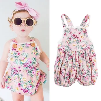 2017 Baby 0-24M Girls Romper Toddle Kids Clothes Floral Rompers Overall Summer Newborn Baby Clothing
2017 Baby 0-24M Girls Romper Toddle Kids Clothes Floral Rompers Overall Summer Newborn Baby Clothing