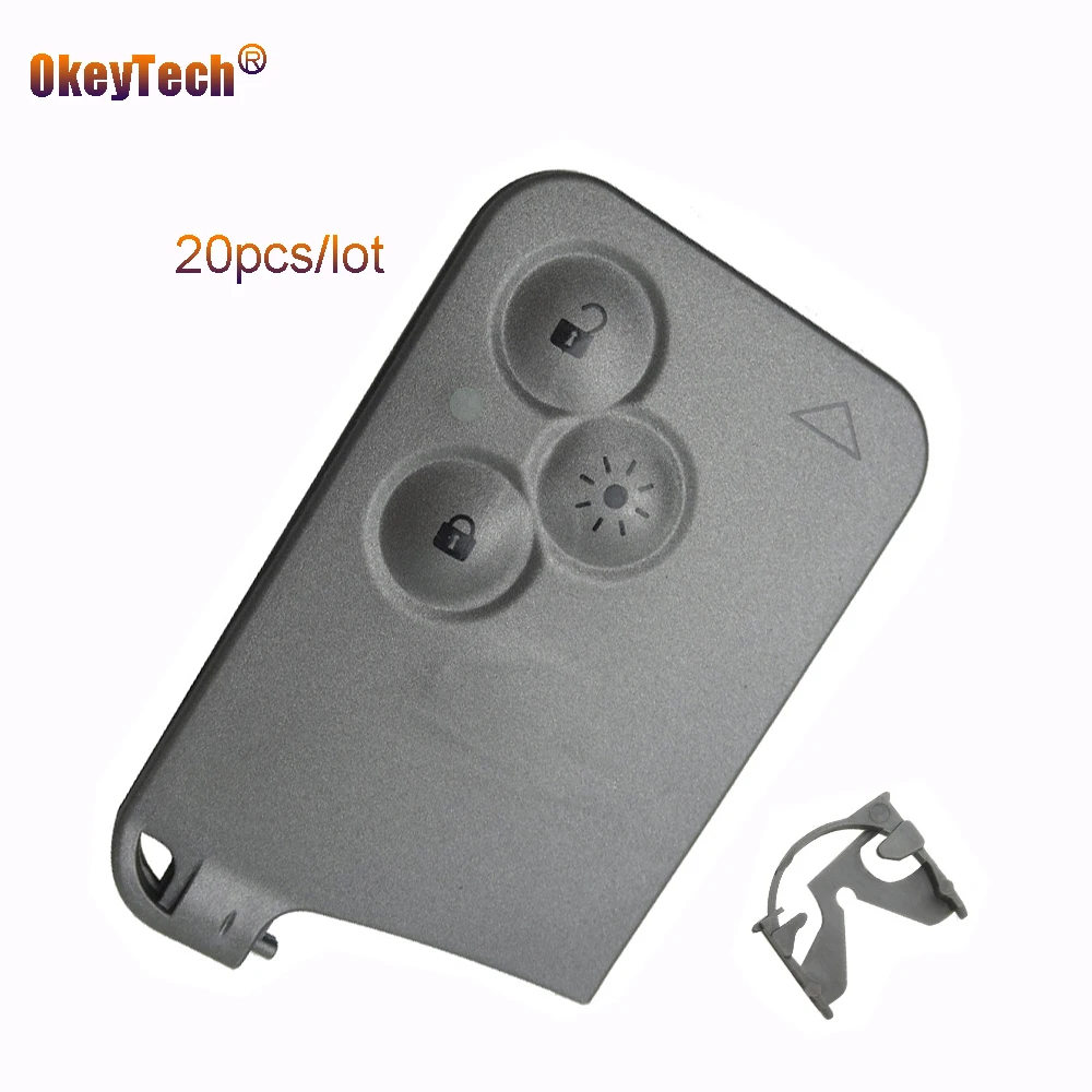 OkeyTech 20pcs/lot For Renault Laguna Espace Smart Card 3 Buttons Remote Car Key Case Shell Blank Replacement Fob Key Cover Case
OkeyTech 20pcs/lot For Renault Laguna Espace Smart Card 3 Buttons Remote Car Key Case Shell Blank Replacement Fob Key Cover Case