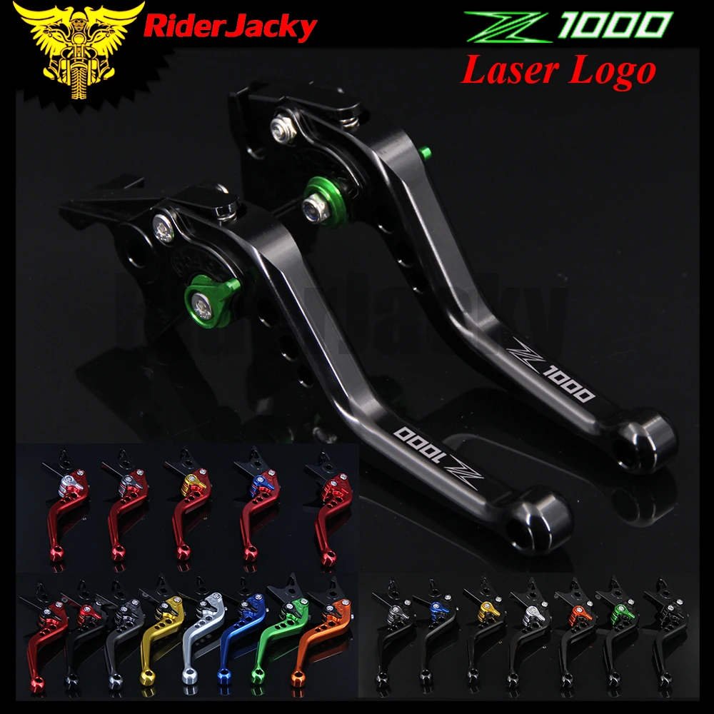 

RiderJacky Motorcycle Accessories Short Brake Clutch Levers For Kawasaki Z1000 Z 1000 2003-2006 2004 2005