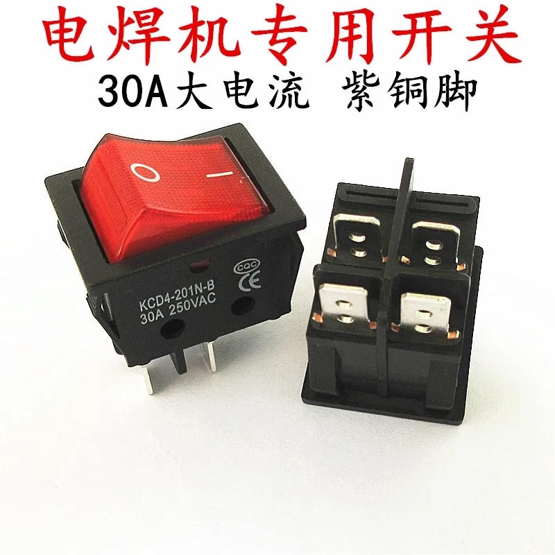 10pcs Welding machine switch power supply ship type switch 30A switch T8555 type KCD4 with light four feet two files
10pcs Welding machine switch power supply ship type switch 30A switch T8555 type KCD4 with light four feet two files