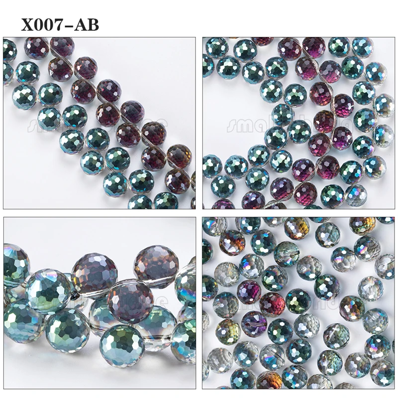 Large Crystal Beads (8)