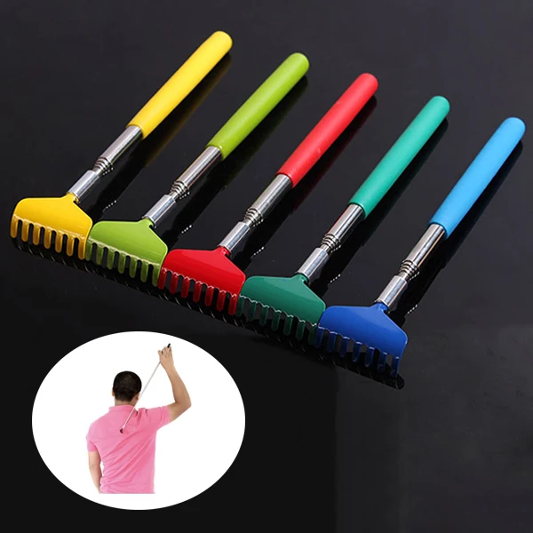 Extendable Back Scratcher Stainless Steel Telescopic Anti Itch Flexible Claw Extender Backscratcher can CSV
Extendable Back Scratcher Stainless Steel Telescopic Anti Itch Flexible Claw Extender Backscratcher can CSV