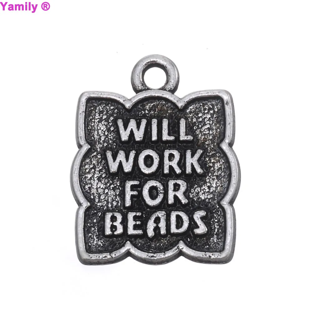 10pcs--19x15mm Antique tibetan silver tone WILL WORK FOR BEADS Charm Letter charm pendant
10pcs--19x15mm Antique tibetan silver tone WILL WORK FOR BEADS Charm Letter charm pendant