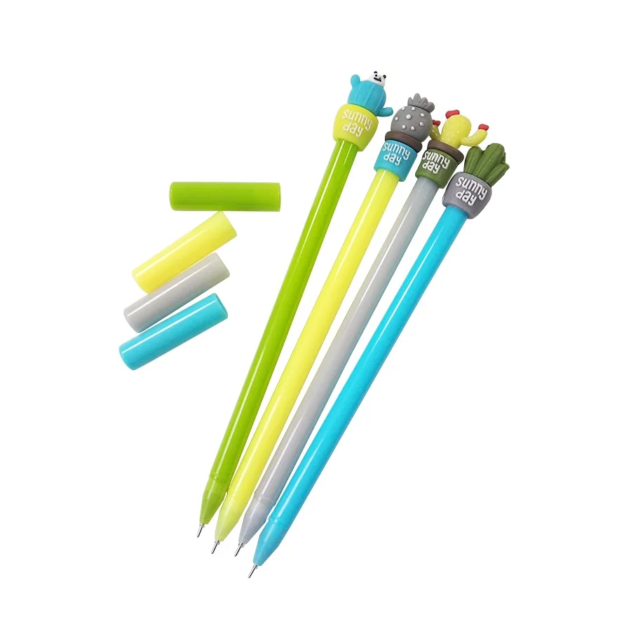 1 Pcs/lot Cute Pineapple Cactus Black Pen Kawaii Plastic Gel Pen Cartoon Bear Pens For School Writing Office Supplies Stationery
1 Pcs/lot Cute Pineapple Cactus Black Pen Kawaii Plastic Gel Pen Cartoon Bear Pens For School Writing Office Supplies Stationery