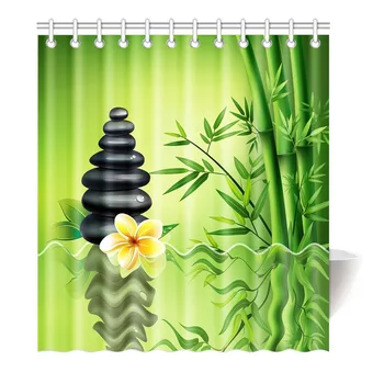 Shower Curtain Bamboo With Black Stones Spa Decor Printing Waterproof Mildewproof Polyester Fabric Bath Curtain Bathroom
Shower Curtain Bamboo With Black Stones Spa Decor Printing Waterproof Mildewproof Polyester Fabric Bath Curtain Bathroom