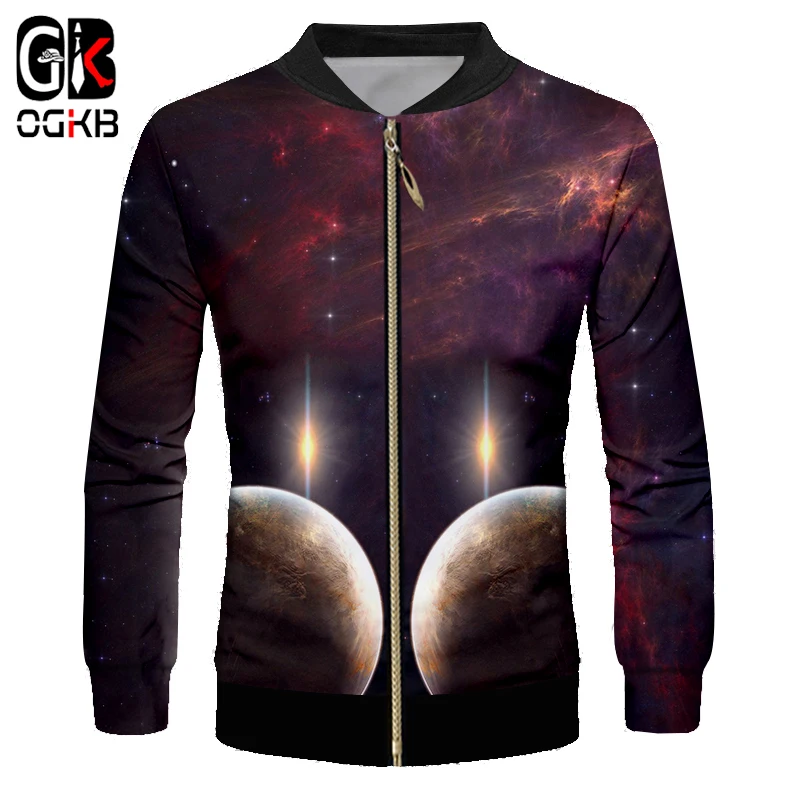 OKGB Mens Baseball Jackets New Harajuku Printing Galaxy Space 3D Zip Jacket Coat Fashion Male Long-sleeved Sweats Uniforms Coats
OKGB Mens Baseball Jackets New Harajuku Printing Galaxy Space 3D Zip Jacket Coat Fashion Male Long-sleeved Sweats Uniforms Coats