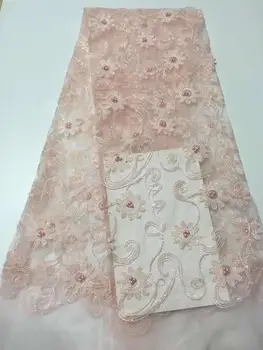 Peach Gold Embroidery French Net Lace Fabric High Quality 3D Handmade Beads Tulle Lace African Lace Fabric for Nigerian Party
Peach Gold Embroidery French Net Lace Fabric High Quality 3D Handmade Beads Tulle Lace African Lace Fabric for Nigerian Party