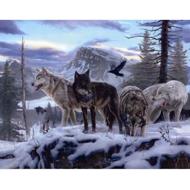 The wolves 5d diy diamond painting cross stitch of embroidery mosaic decoration gifts
The wolves 5d diy diamond painting cross stitch of embroidery mosaic decoration gifts