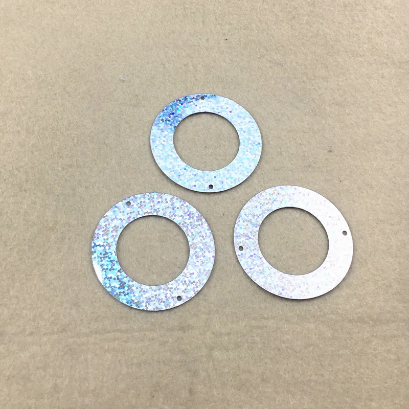 100pcs Laser Silver Large Circle Sequins 5cm PVC round Loose Sequins Paillettes sewing diy craft cloth material with 2 holes
100pcs Laser Silver Large Circle Sequins 5cm PVC round Loose Sequins Paillettes sewing diy craft cloth material with 2 holes