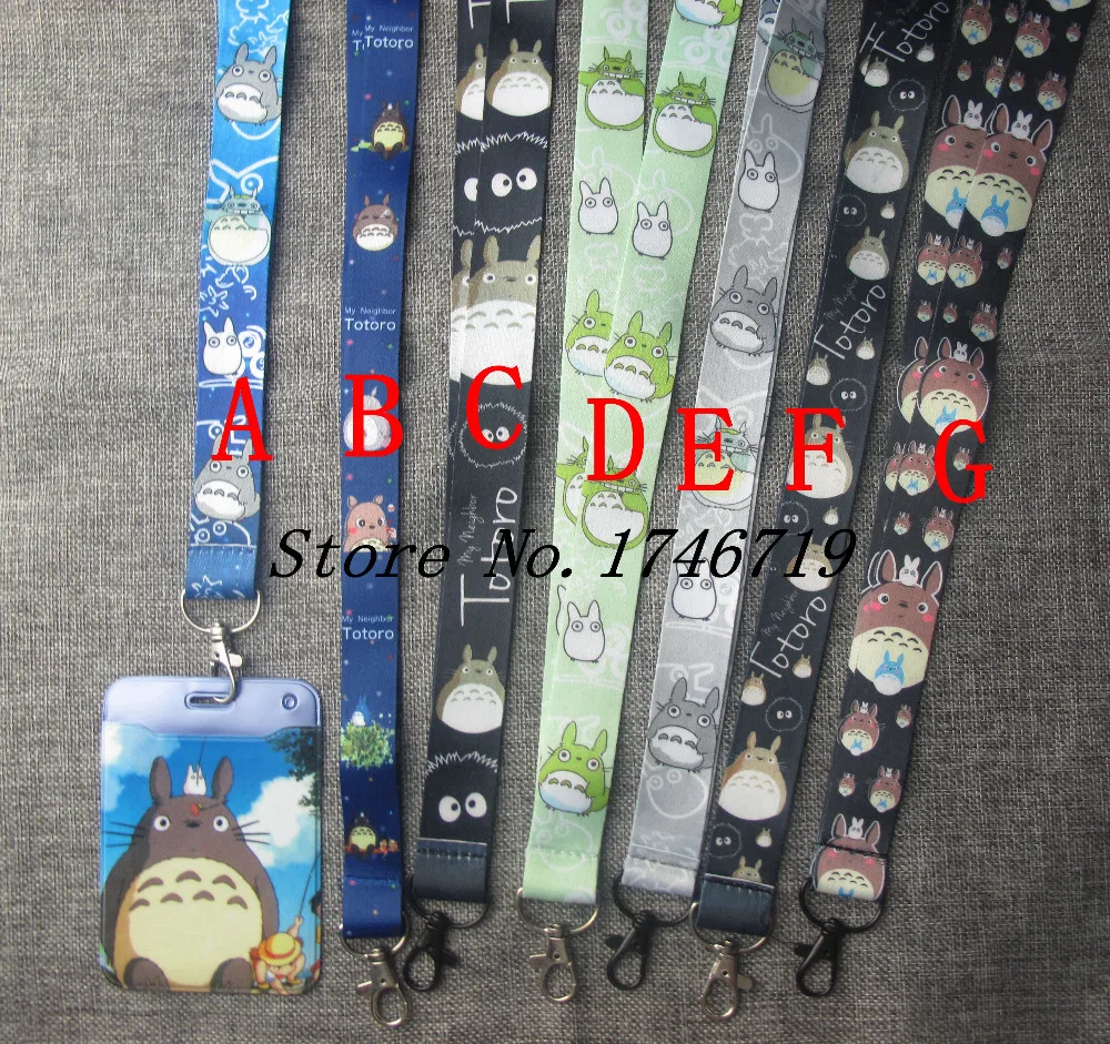 New 1 pcs My Neighbor Totoro Named Card Holder Identity Badge with Lanyard Neck Strap Card Bus ID Holders With Key Chain T-8
New 1 pcs My Neighbor Totoro Named Card Holder Identity Badge with Lanyard Neck Strap Card Bus ID Holders With Key Chain T-8