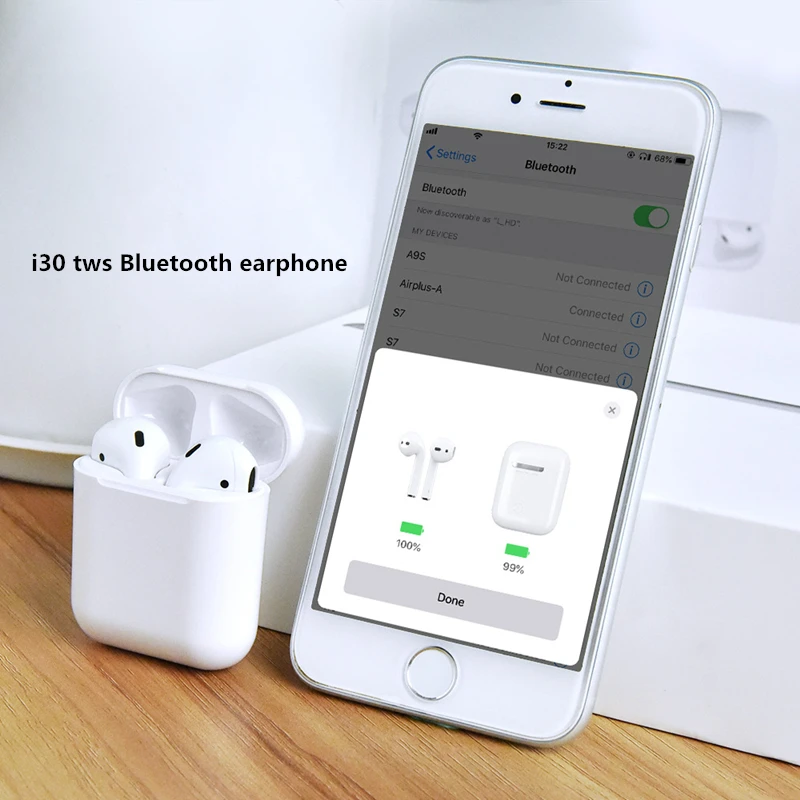 i30 tws pop-up window wireless Bluetooth 5.0 earphone 1:1 original binaural call Smart touch for iphone Android headset pk i20
i30 tws pop-up window wireless Bluetooth 5.0 earphone 1:1 original binaural call Smart touch for iphone Android headset pk i20