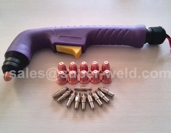 Trafimet S45 Plasma Torch Head 1pc +Electrode PR0110 10pcs +Nozzle PD0116 -08 Low Frequency Air Cooled
Trafimet S45 Plasma Torch Head 1pc +Electrode PR0110 10pcs +Nozzle PD0116 -08 Low Frequency Air Cooled