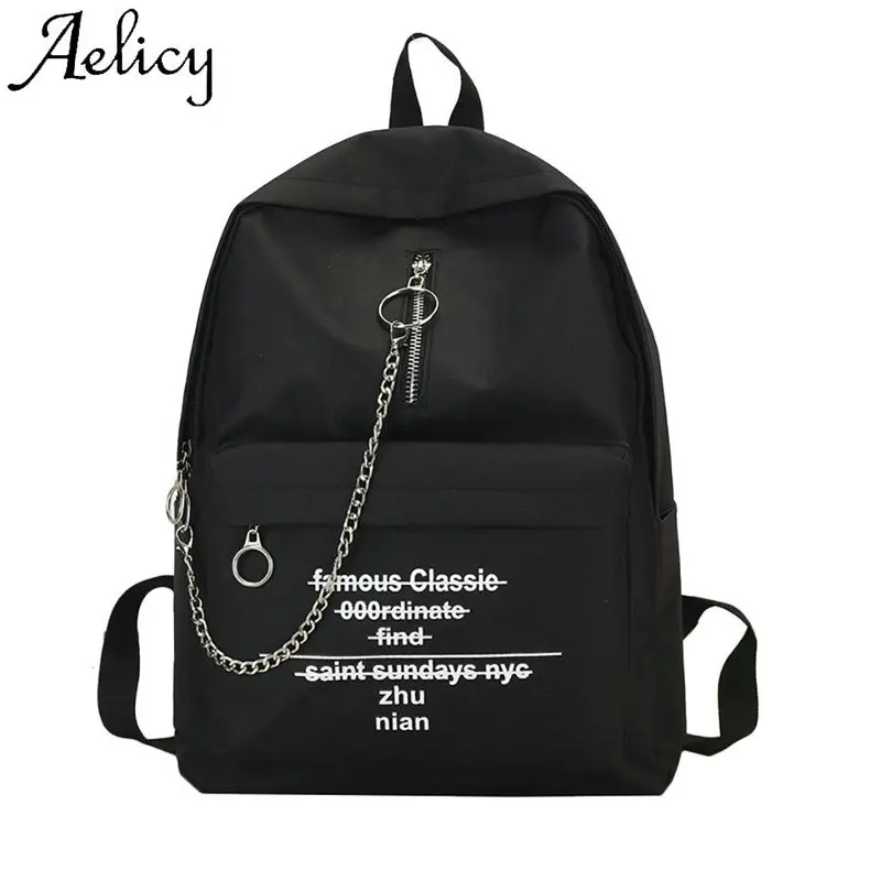 Aelicy Fashion Women's Backpack Phone Pocket High Quality Lady Bag Versatile Letter Print Shoulder Trend Chain Backpack
Aelicy Fashion Women's Backpack Phone Pocket High Quality Lady Bag Versatile Letter Print Shoulder Trend Chain Backpack