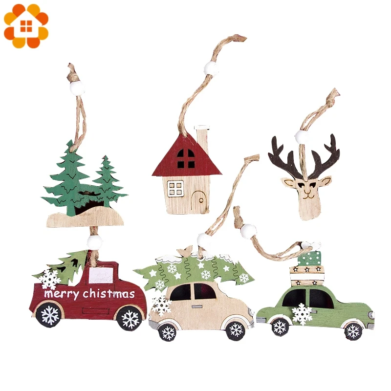 3PCS/Set Wooden Car/Deer/Tree Pendants Ornaments Christmas Wood Crafts Xmas Tree Ornaments Kids Gift Christmas Party Decoration
3PCS/Set Wooden Car/Deer/Tree Pendants Ornaments Christmas Wood Crafts Xmas Tree Ornaments Kids Gift Christmas Party Decoration