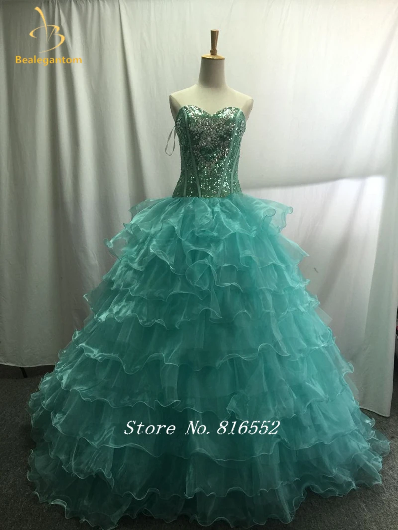 Bealegantom 2019 Real Photo Ball Gown Beaded Ball Gown Quinceanera Dress with Lace Up For 15 Years Vestidos De 15 Anos QA1392
Bealegantom 2019 Real Photo Ball Gown Beaded Ball Gown Quinceanera Dress with Lace Up For 15 Years Vestidos De 15 Anos QA1392