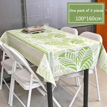 Disposable Tablecloth Household Waterproof Oil-Proof TableCloth Rectangular PCC Material Thick Tablecloth Table Mat 5 Pcs a lot
Disposable Tablecloth Household Waterproof Oil-Proof TableCloth Rectangular PCC Material Thick Tablecloth Table Mat 5 Pcs a lot