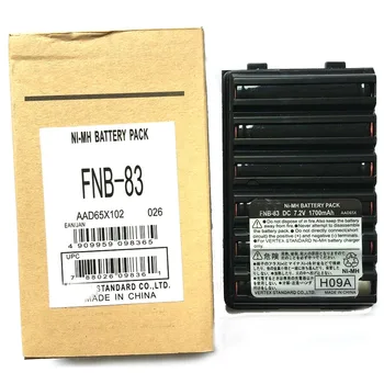 FNB-83 1700mAh Ni-MH Battery for Yaesu FT-60R FT-270R Vertex VX-160 VX-168 VX-180 VX-210 VXA-220 VX-414 VX-417 HX-370S HX-270
FNB-83 1700mAh Ni-MH Battery for Yaesu FT-60R FT-270R Vertex VX-160 VX-168 VX-180 VX-210 VXA-220 VX-414 VX-417 HX-370S HX-270