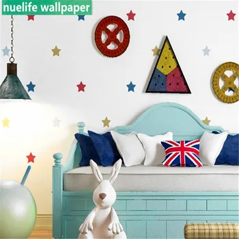 Cartoon color stars cute starry sky pattern wallpaper living room bedroom kids room study kindergarten background wall paper
Cartoon color stars cute starry sky pattern wallpaper living room bedroom kids room study kindergarten background wall paper