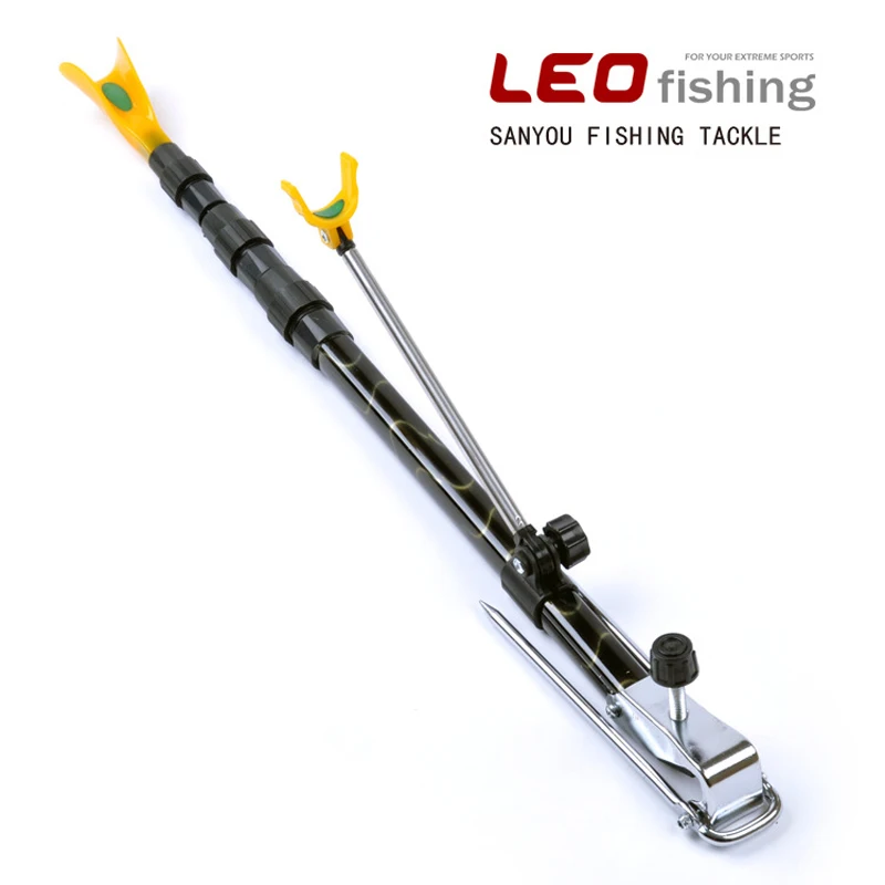Leo Retractable Fishing Rod 170cm 150cm Fishing Method Aluminum Alloy Pole Rest Bracket Ground Inserted 
Leo Retractable Fishing Rod 170cm 150cm Fishing Method Aluminum Alloy Pole Rest Bracket Ground Inserted