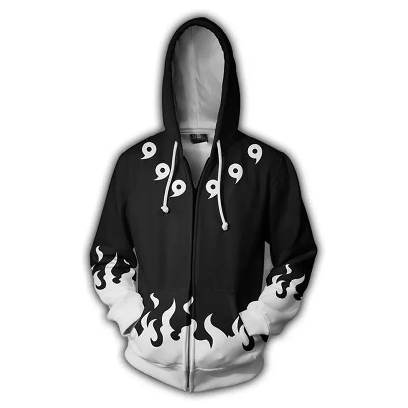Наруто толстовки Boruto куртка на молнии мужская 3D Толстовка Akatsuki Uzumaki пальто Uchiha Itach