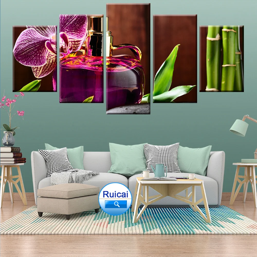 Modern fashion orchid perfume bottle art canvas painting poster print wall picture for living room home decoration 5 panel
Modern fashion orchid perfume bottle art canvas painting poster print wall picture for living room home decoration 5 panel