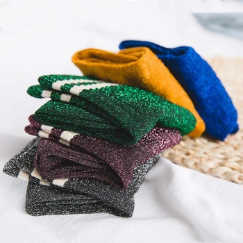 New Fashion Women Socks Cotton 1 Pair Striped Silver Wire Autumn Schoolgirl Casual Long Happy Casual Breathable Socks Women
New Fashion Women Socks Cotton 1 Pair Striped Silver Wire Autumn Schoolgirl Casual Long Happy Casual Breathable Socks Women