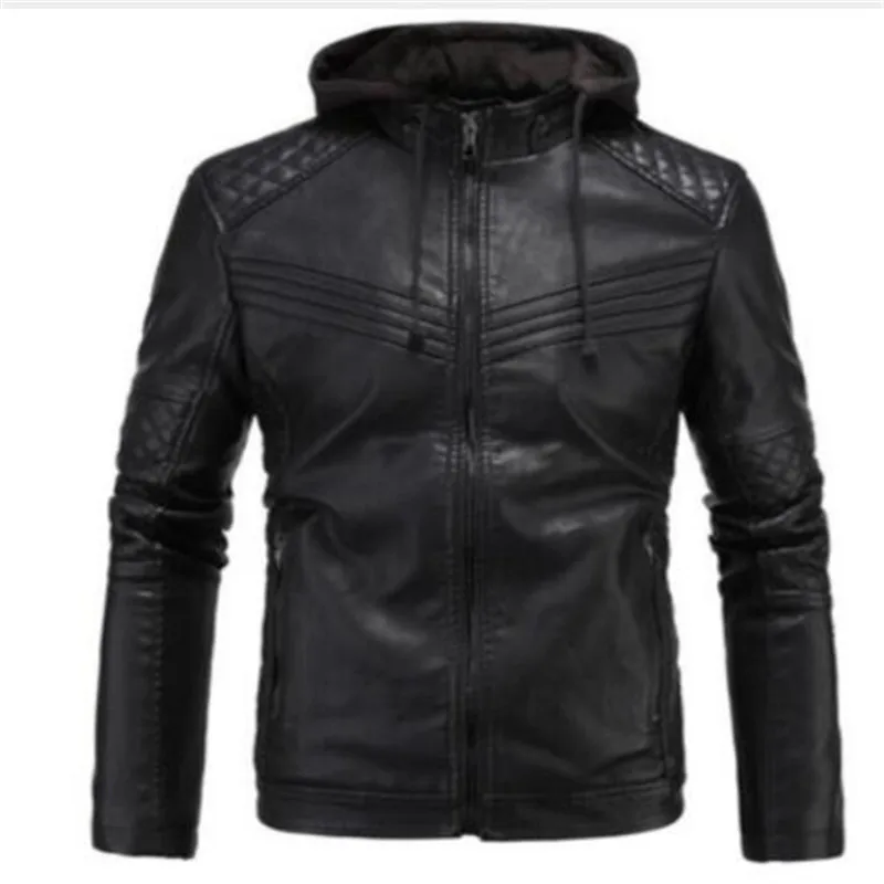 Men's Real Leather Motorcycle jacket Removable Hood Winter Coat Men Warm Genuine Leather Jackets and Coats Male Bomber Biker Top
Men's Real Leather Motorcycle jacket Removable Hood Winter Coat Men Warm Genuine Leather Jackets and Coats Male Bomber Biker Top