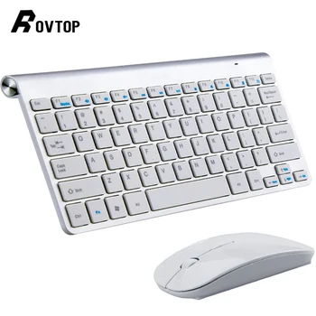 Rovtop 2.4G Wireless Keyboard and Mouse Mini Multimedia Keyboard Mouse Combo Set For Notebook Laptop Mac Desktop PC TV Office
Rovtop 2.4G Wireless Keyboard and Mouse Mini Multimedia Keyboard Mouse Combo Set For Notebook Laptop Mac Desktop PC TV Office