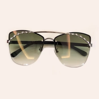 High Quality Women Sunglasses Rimlesss Cat Eye Sunglasses 2019 Fashion Luxury Brand Designer Alloy Frame Oculos De Sol Feminino
High Quality Women Sunglasses Rimlesss Cat Eye Sunglasses 2019 Fashion Luxury Brand Designer Alloy Frame Oculos De Sol Feminino