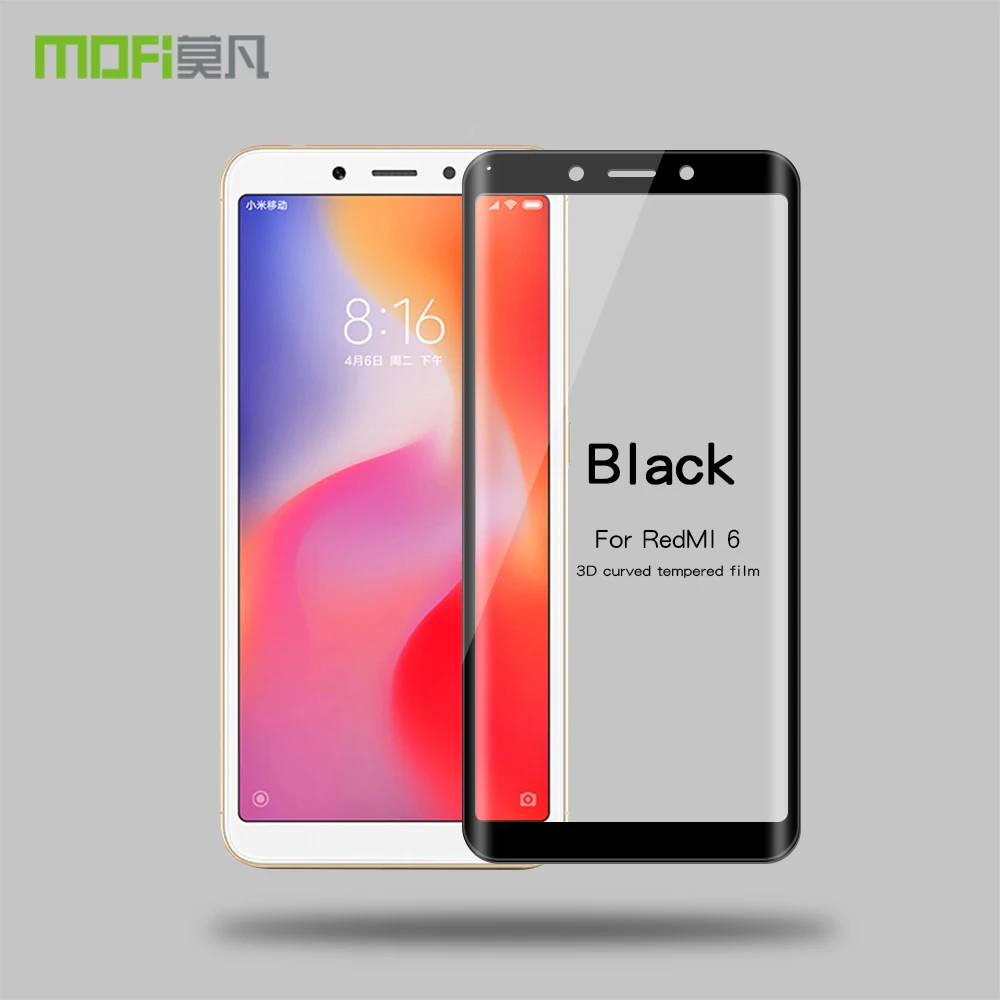 MOFi For Xiaomi Redmi 6 Tempered Glass For Xiaomi Redmi 6 Glass 3D Full Screen Protector
MOFi For Xiaomi Redmi 6 Tempered Glass For Xiaomi Redmi 6 Glass 3D Full Screen Protector